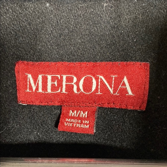 Merona Utility Jacket Slate Black Size M Field Coat Multi Pockets - Picture 2 of 7